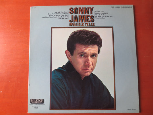 SONNY JAMES, INVISIBLE Tears, Country Records, Vintage Vinyl, Sonny James Records, Vinyl Records, Vinyl Album, 1969 Records