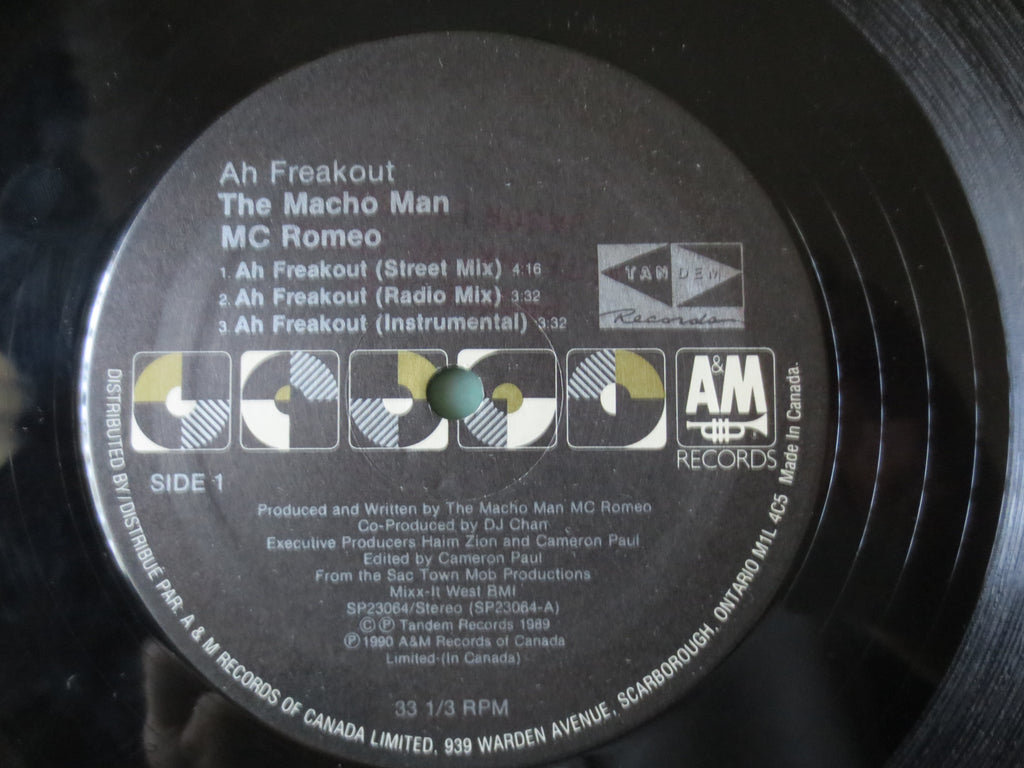 M.C. Romeo – Ah Freakout (1990) Vinyl EP