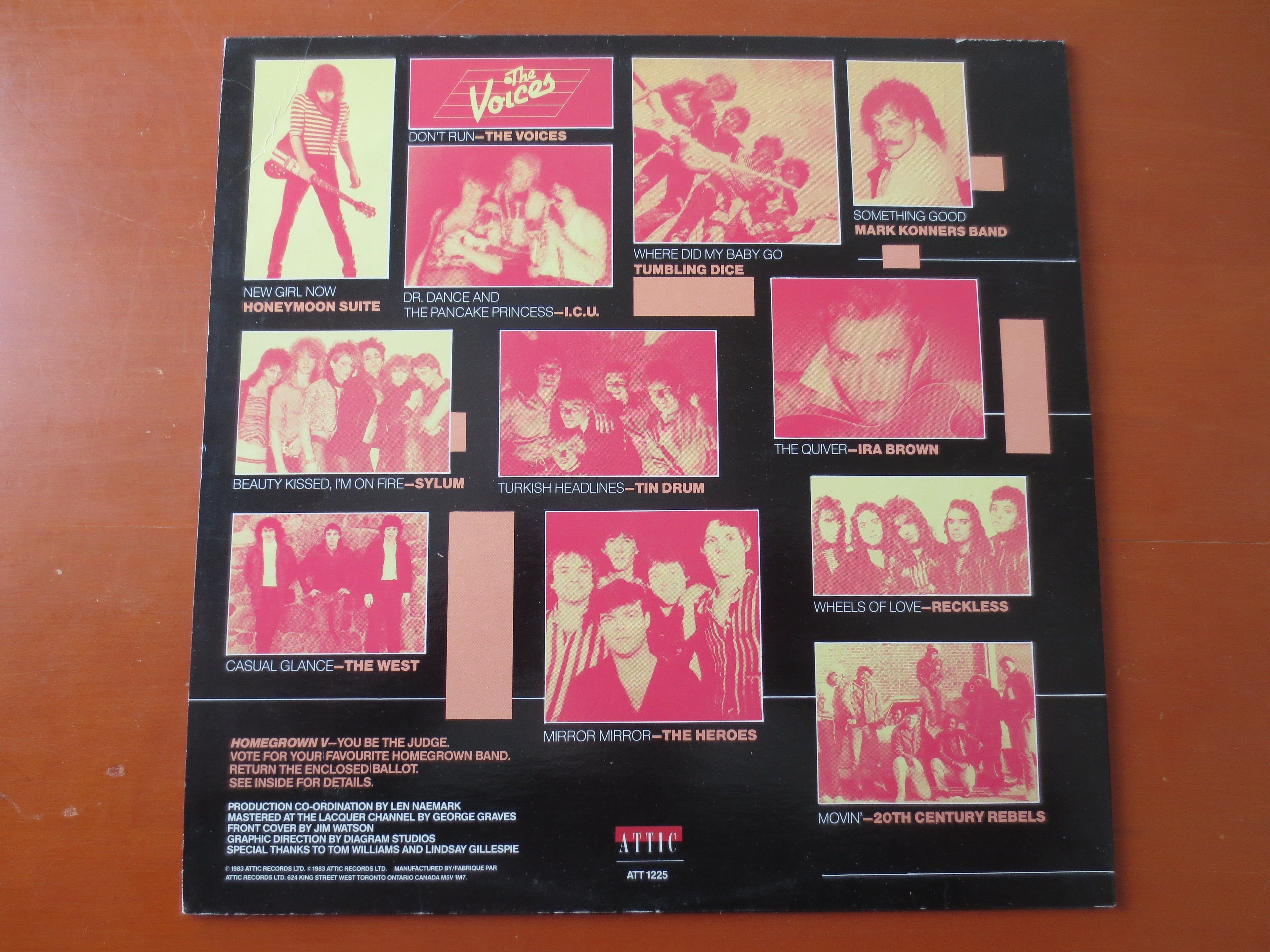 Q107 Homegrown Volume 5 (1983) Vinyl LP