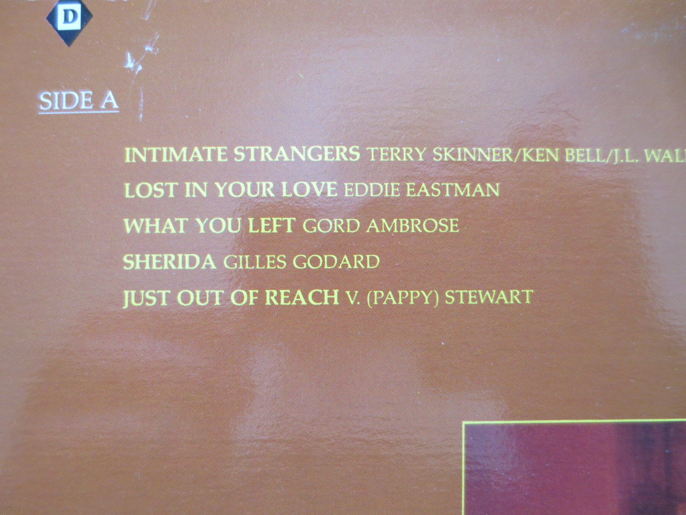 Eddie Eastman – Intimate Strangers (1982) Vinyl LP