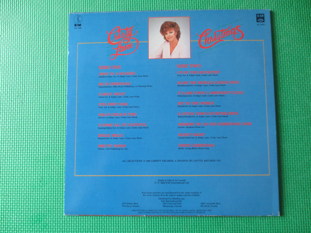 Cristy Lane – Christmas (K-Tel, 1984) Vinyl LP