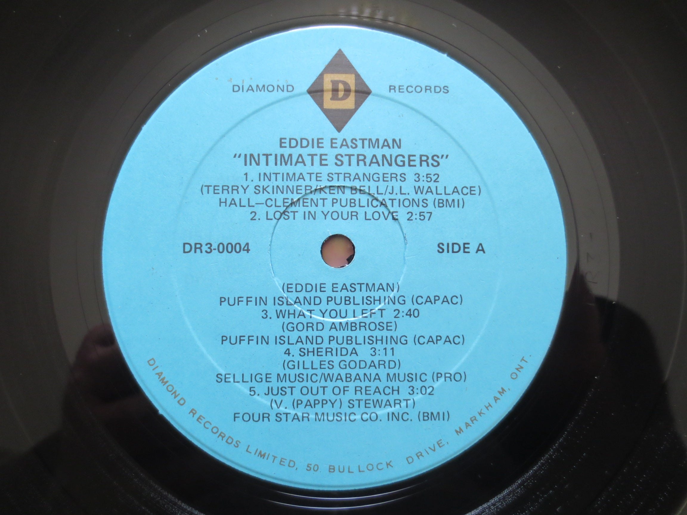 Eddie Eastman – Intimate Strangers (1982) Vinyl LP