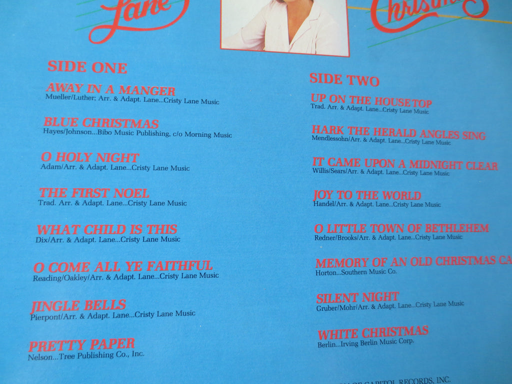 Cristy Lane – Christmas (K-Tel, 1984) Vinyl LP