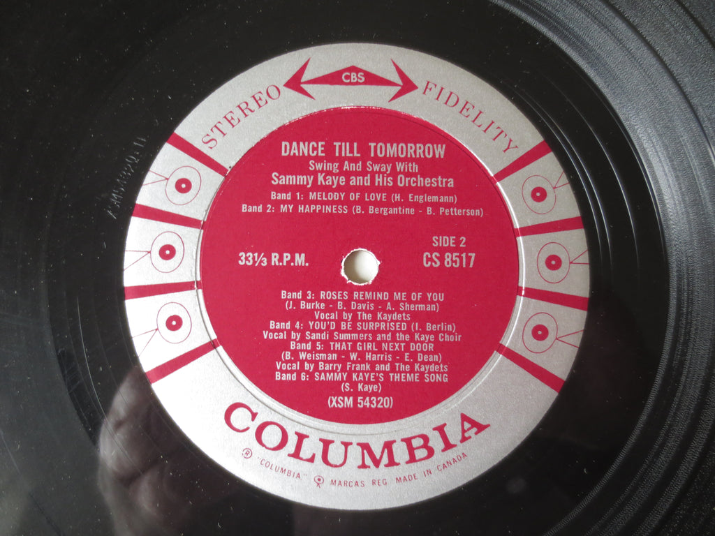 Sammy Kaye – Dance Till Tomorrow (1962) Vinyl LP