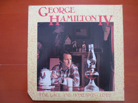 GEORGE HAMILTON IV, Fine Lace Album, Country Record, Country Album, Country Vinyl, Country Lp, Vintage Vinyl, 1977 Records