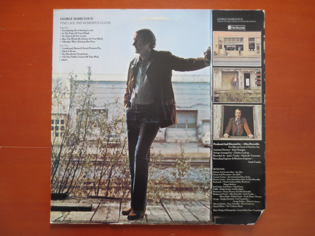 George Hamilton IV – Fine Lace and Homespun Cloth (1977) Vinyl LP