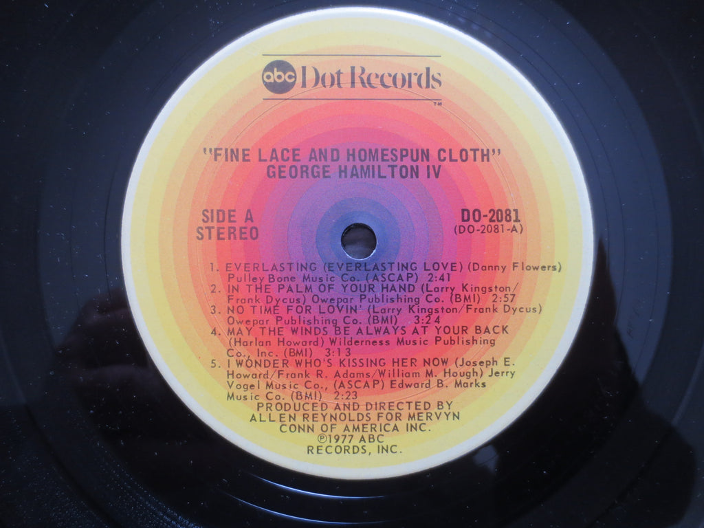 George Hamilton IV – Fine Lace and Homespun Cloth (1977) Vinyl LP