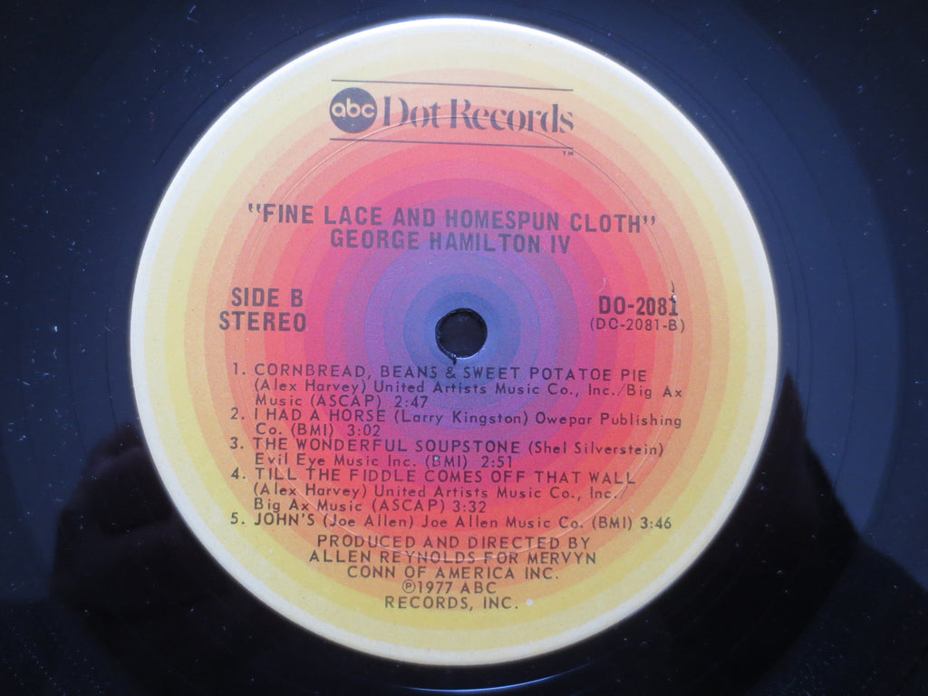 George Hamilton IV – Fine Lace and Homespun Cloth (1977) Vinyl LP