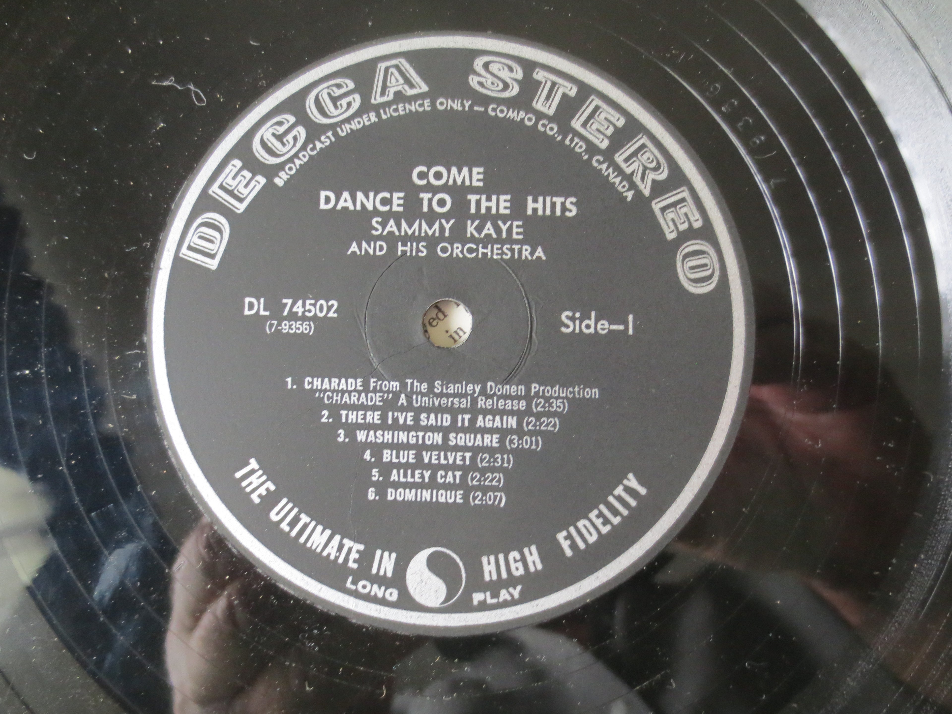 Sammy Kaye – Come Dance With the Hits (1964) Vinyl LP