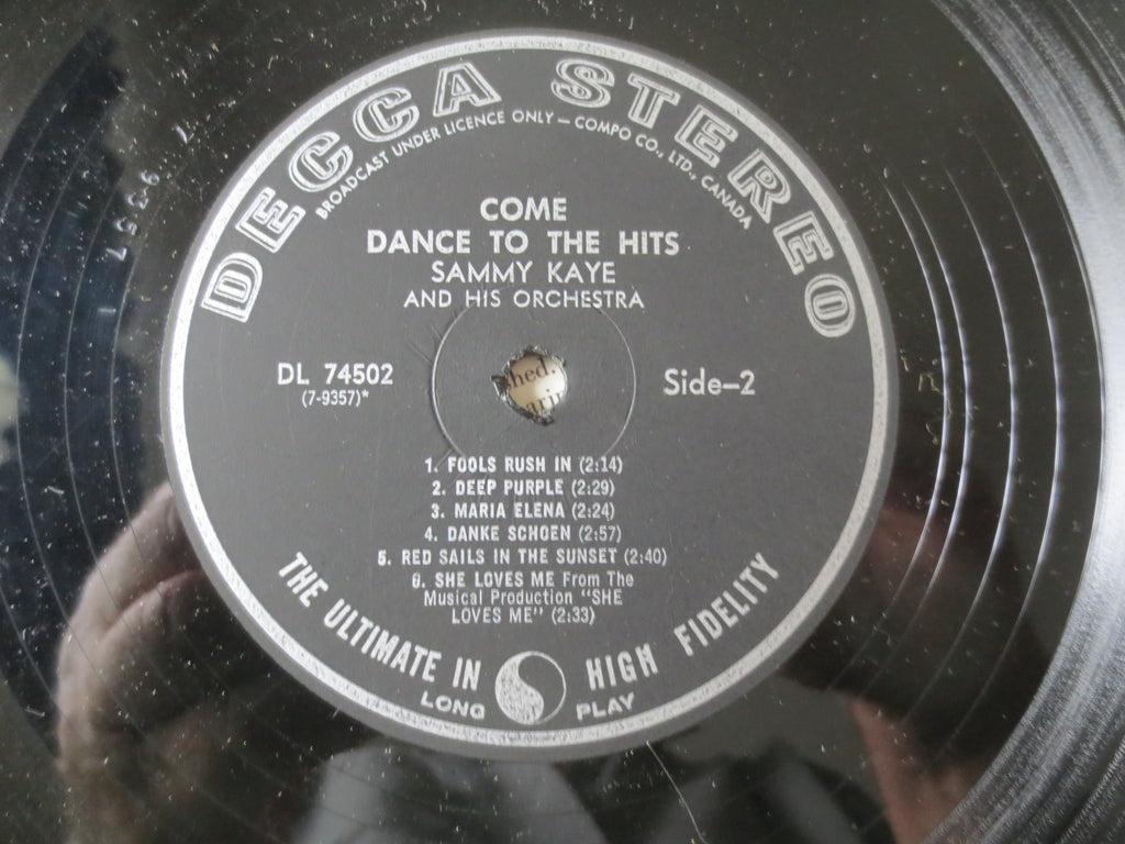 Sammy Kaye – Come Dance With the Hits (1964) Vinyl LP