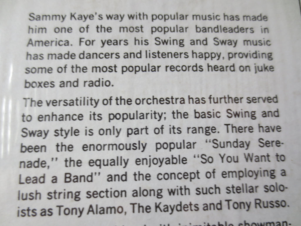 Sammy Kaye – Dancing with Sammy Kaye (1966) [Vinyl LP]