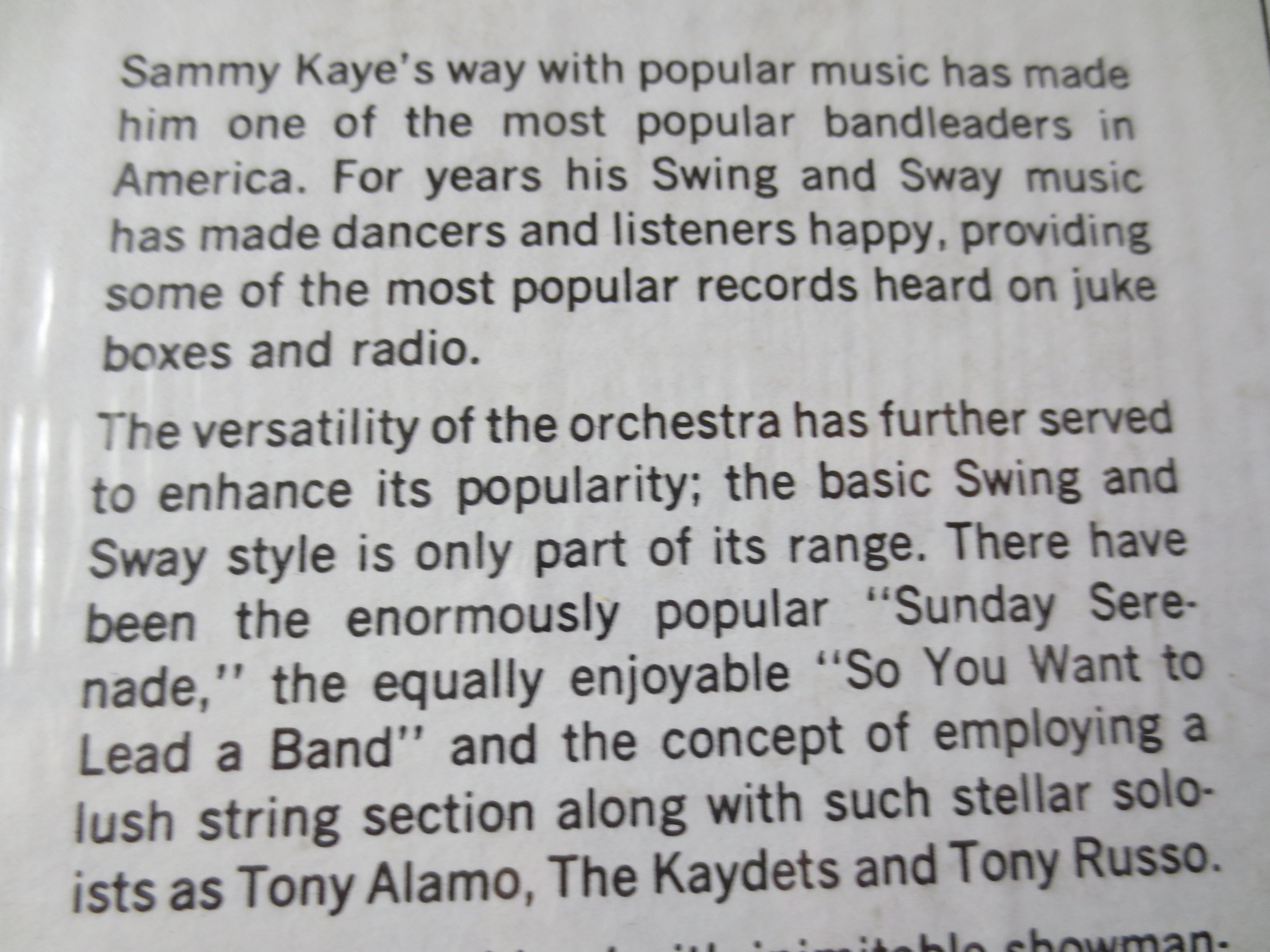 Sammy Kaye – Dancing with Sammy Kaye (1966) [Vinyl LP]
