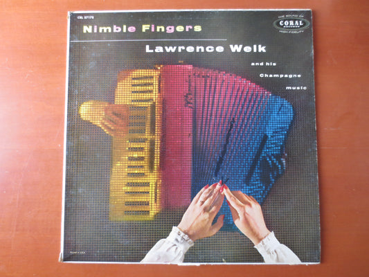 LAWRENCE WELK, Nimble FINGERS, Lawrence Welk Albums, Lawrence Welk Record, Vintage Vinyl, Vinyl Records, 1957 Records