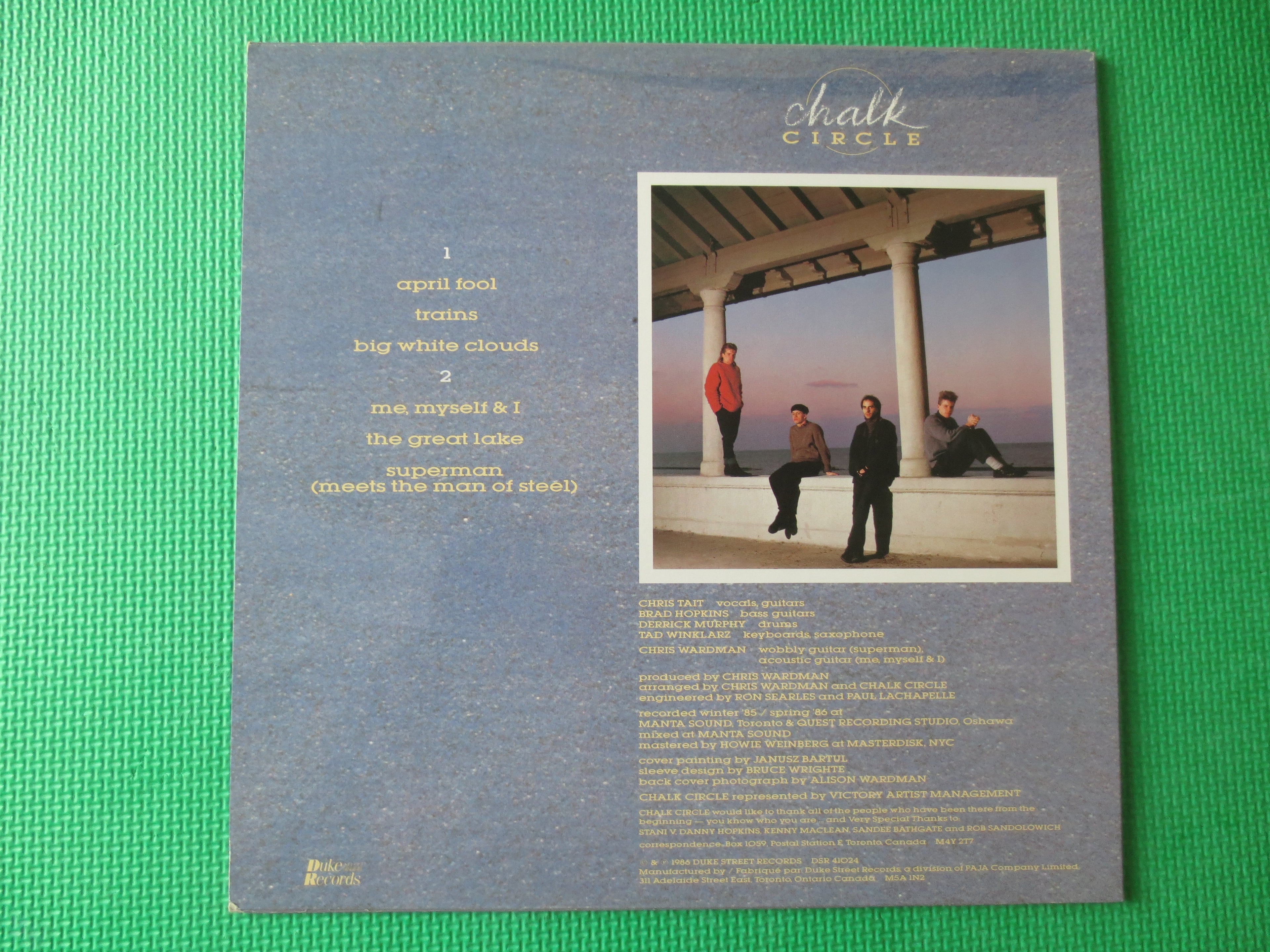 CHALK CIRCLE, The GREAT Lake, Vintage Vinyl, Chalk Circle Records, Chalk Circle Albums, Record Vinyl, Record, 1986 Records