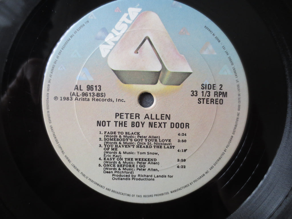 Peter Allen – Not the Boy Next Door (1983) Vinyl LP