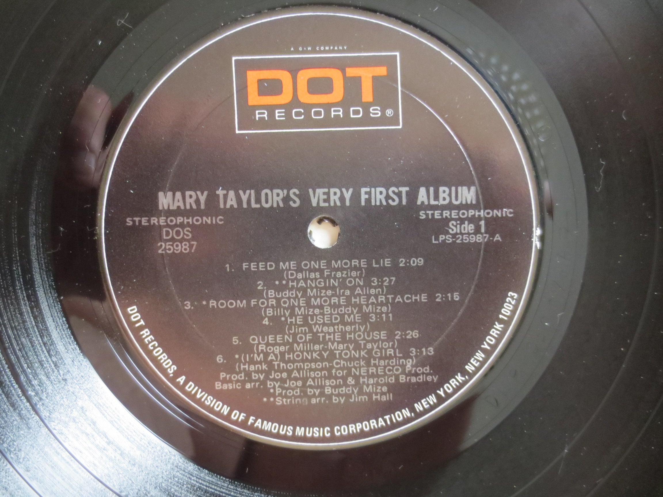 Mary Taylor – Mary Taylor's Very First Album (1971) Vinyl LP