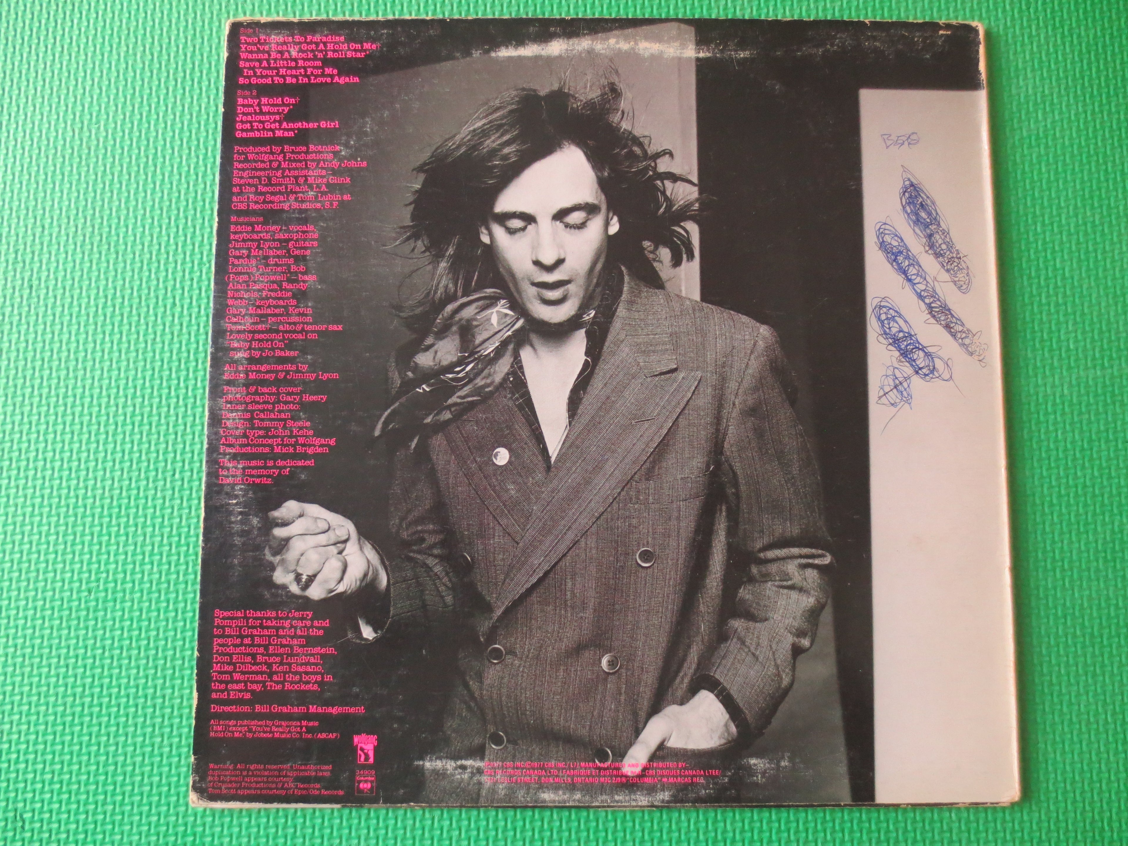Eddie Money – Eddie Money (1977) Vinyl LP
