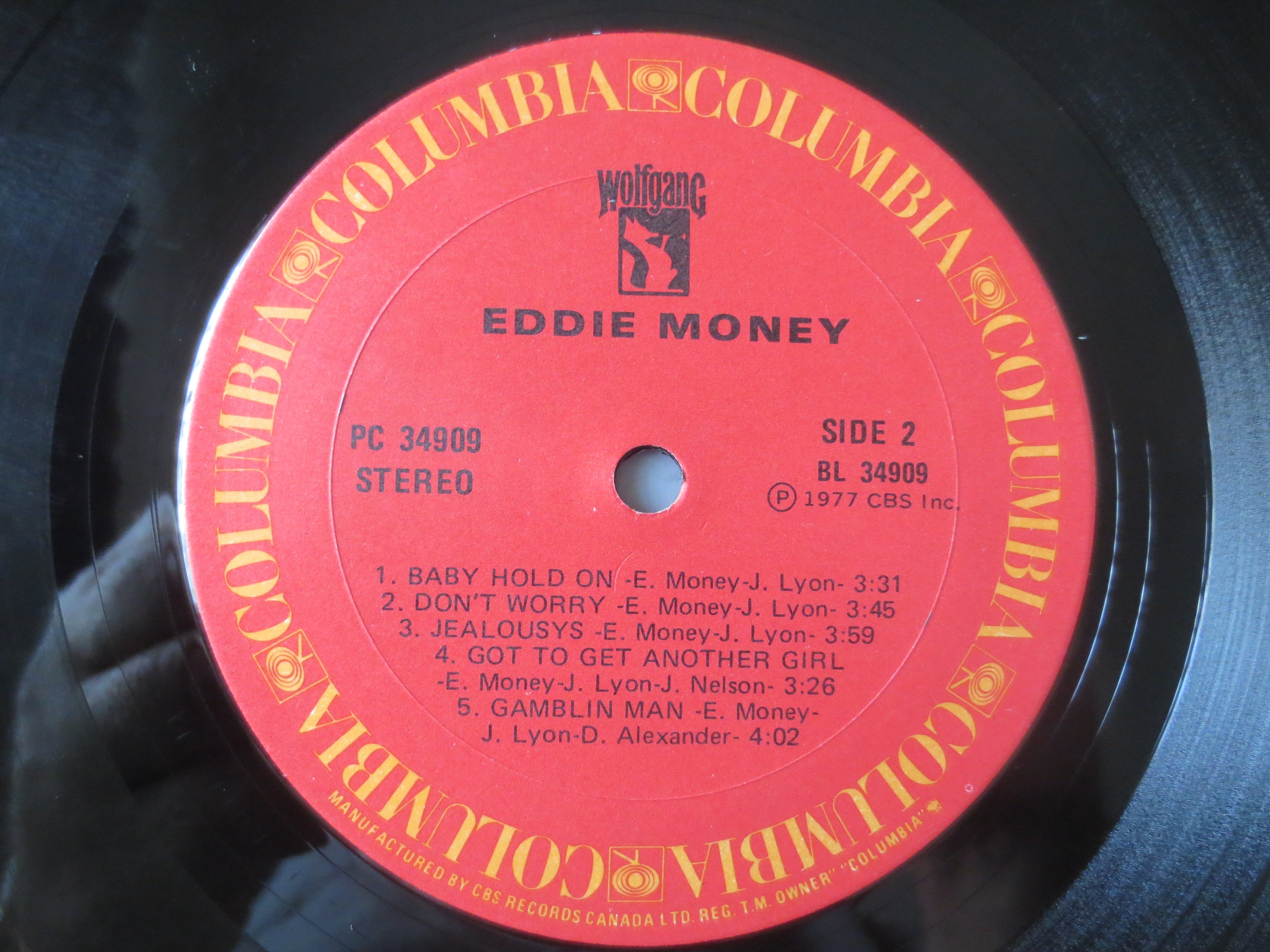 Eddie Money – Eddie Money (1977) Vinyl LP