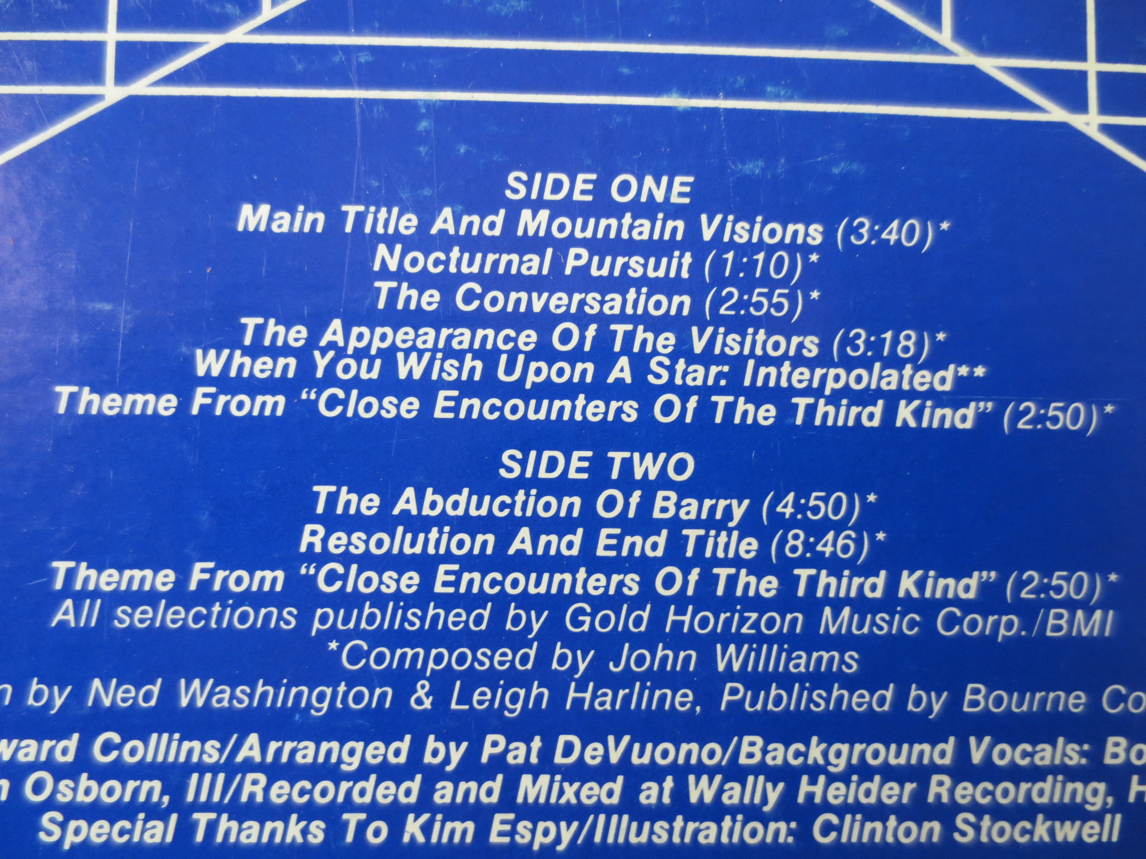 Close Encounters of the Third Kind – Movie Hits (1978) Vinyl LP