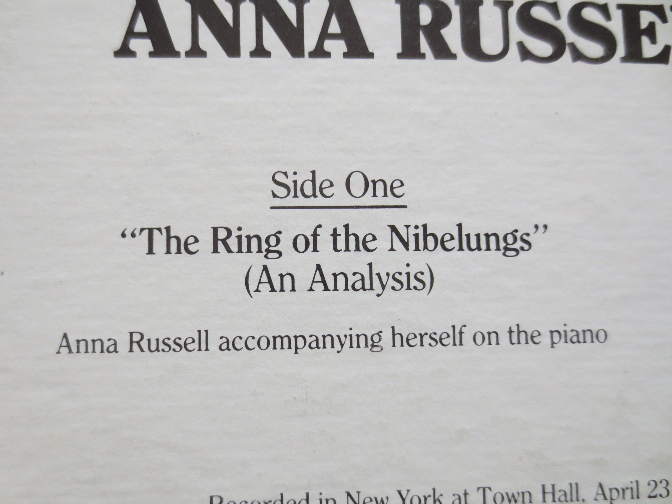 Anna Russell – Anna Russell Sings Again? (1953) Vinyl LP