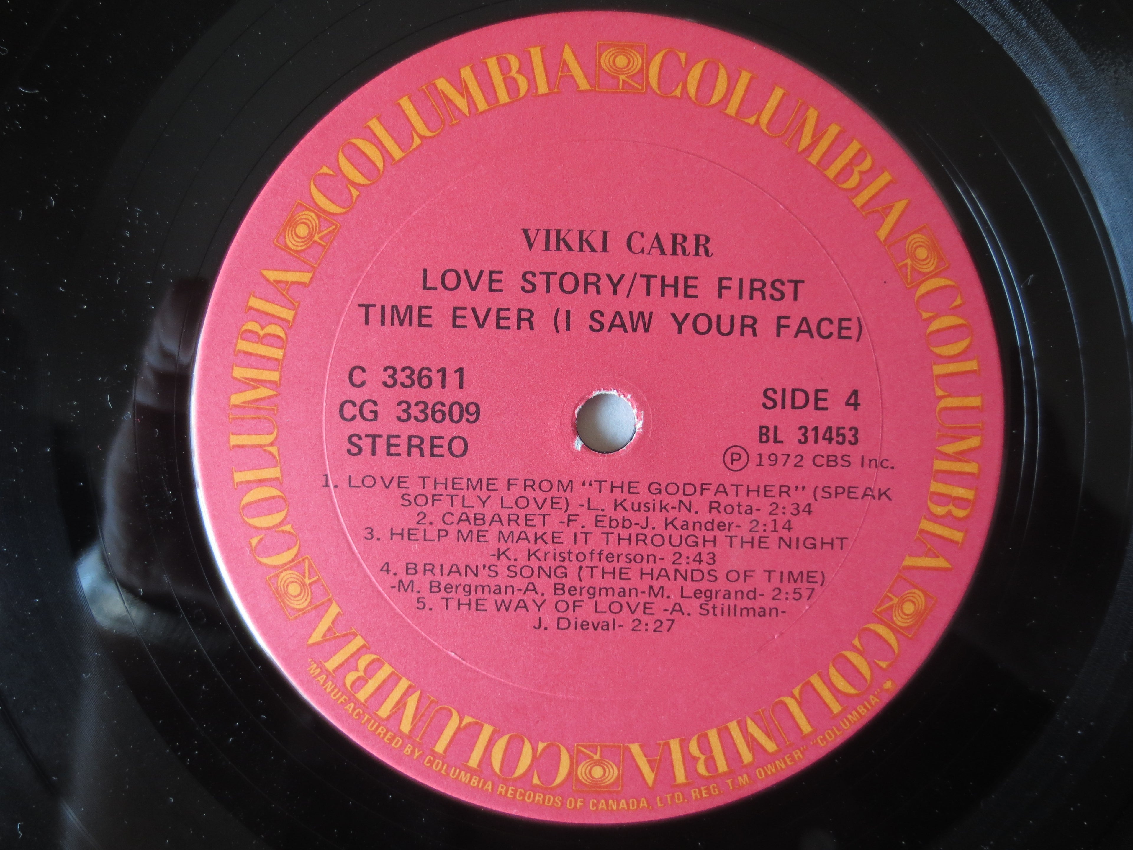 Vikki Carr – Love Story / The First Time Ever (1976) Vinyl 2xLP