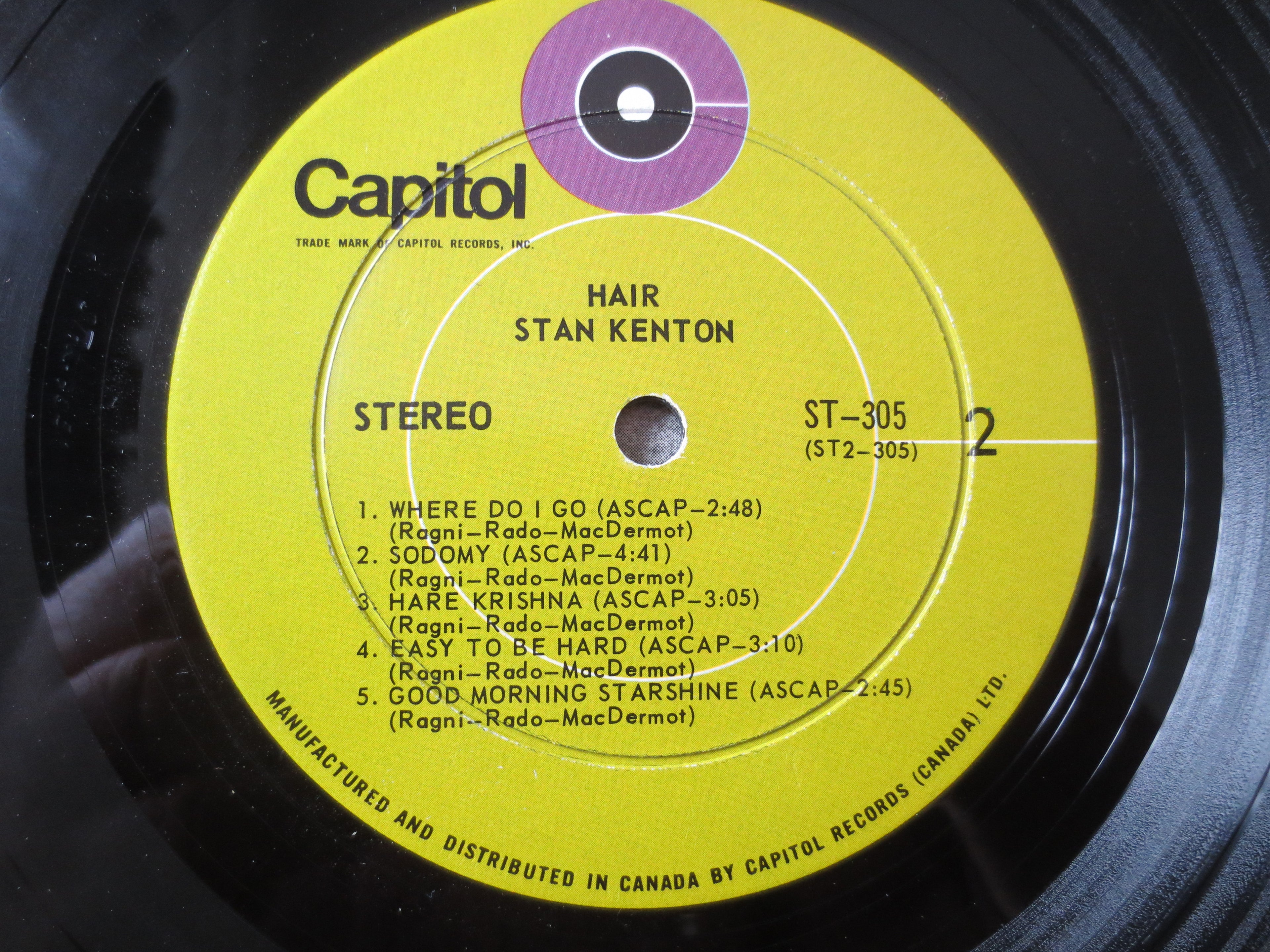 Stan Kenton & His Orchestra – Hair (1969) Vinyl LP