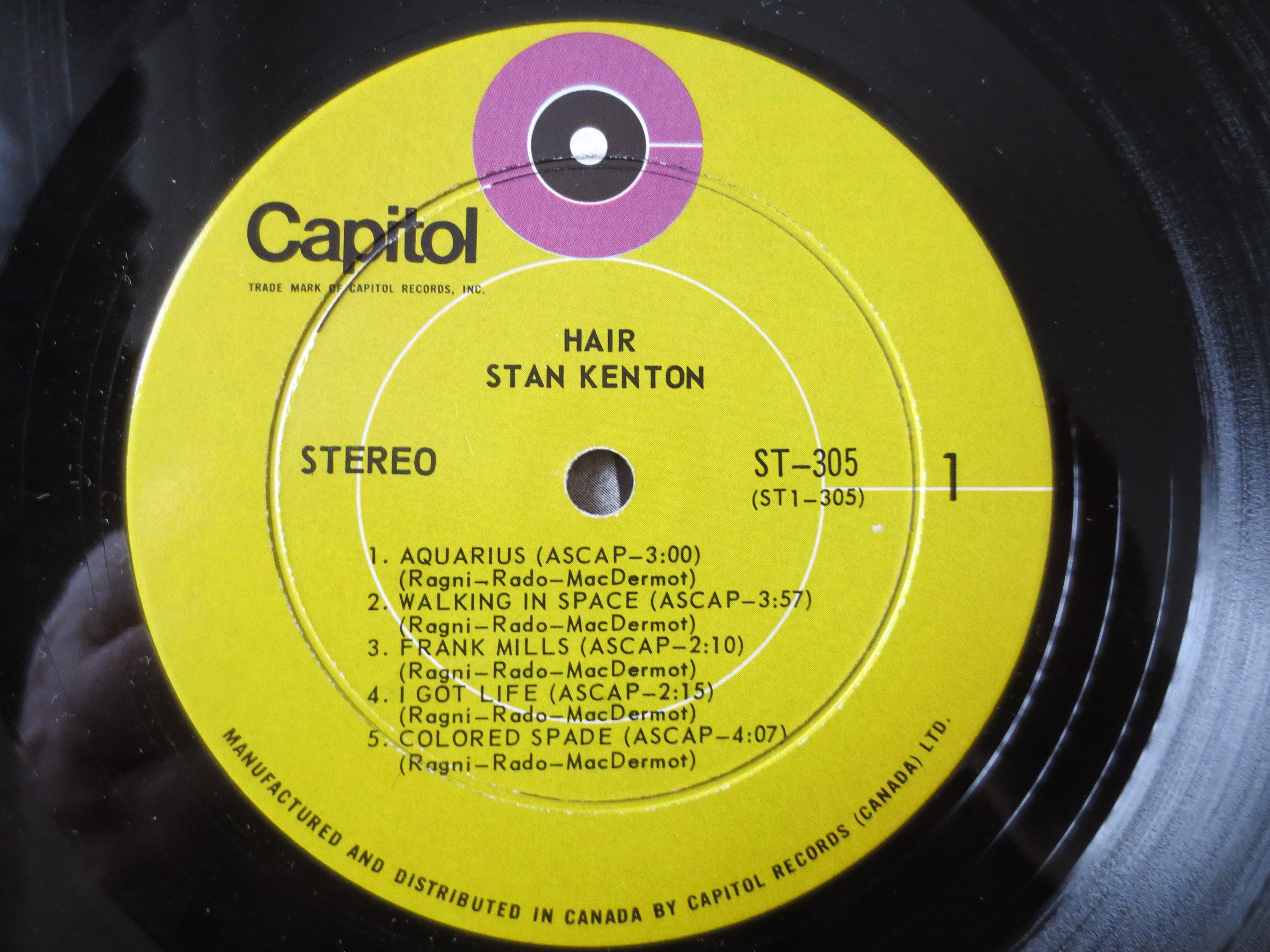 Stan Kenton & His Orchestra – Hair (1969) Vinyl LP