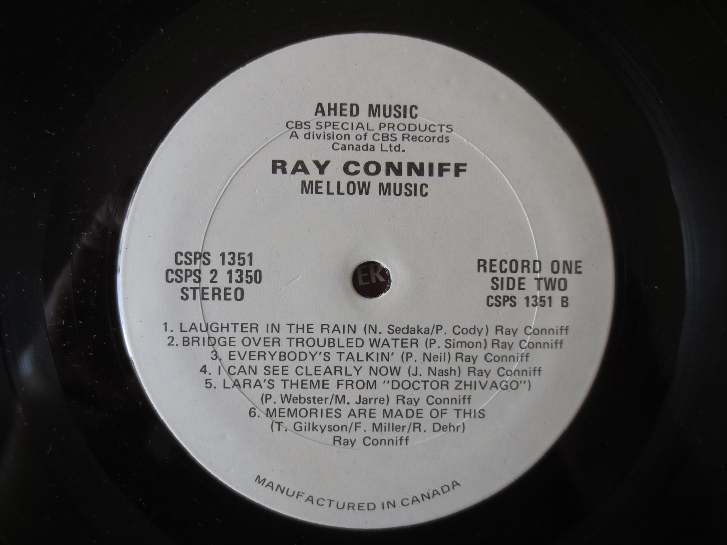 RAY CONNIFF, Mellow MUSIC, Ray Conniff Records, Ray Conniff Albums, Ray Conniff Singers, Vinyl Record, Vinyl, 1979 Records