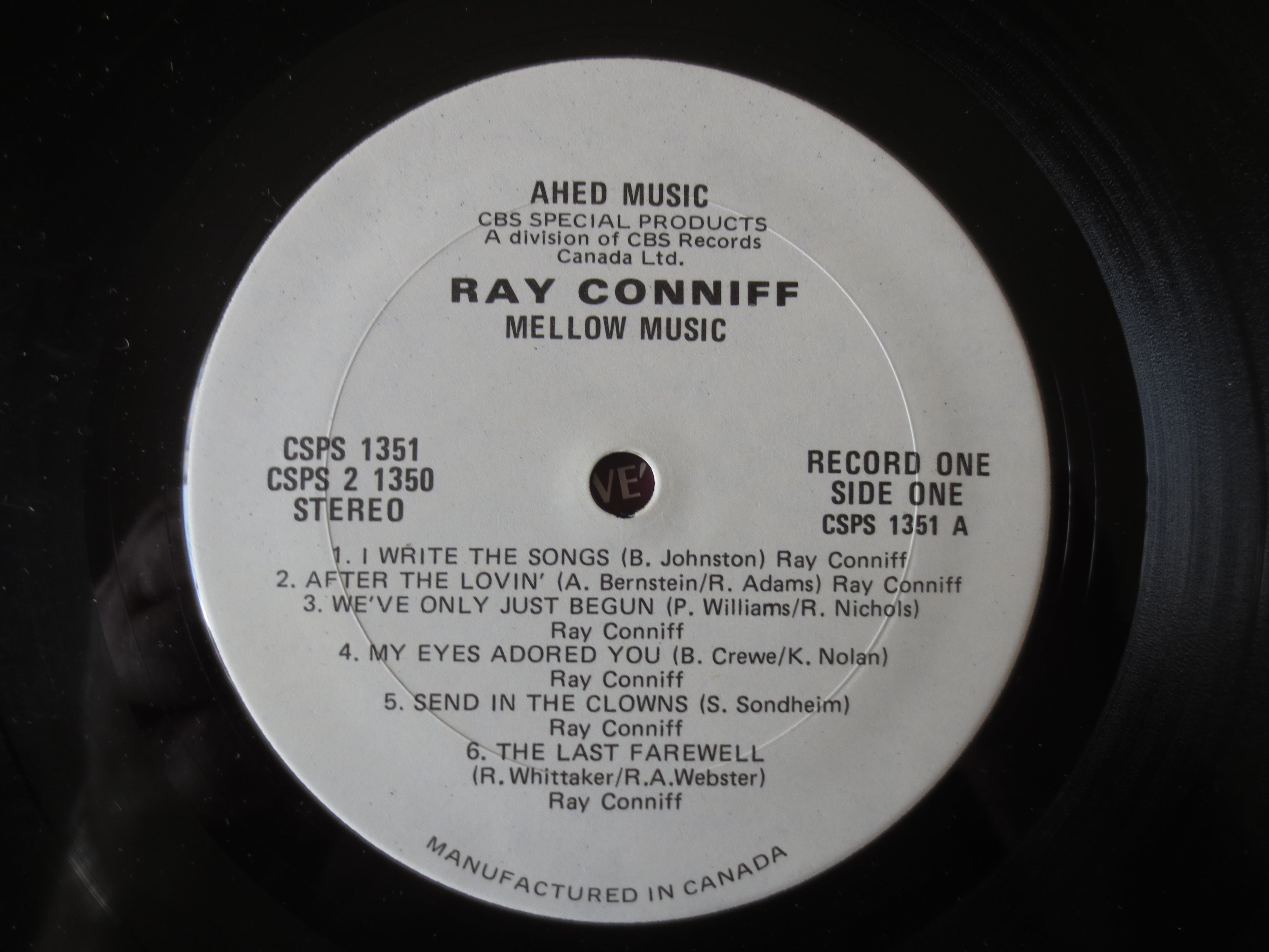 Ray Conniff – Mellow Music (1979) Vinyl 2xLP