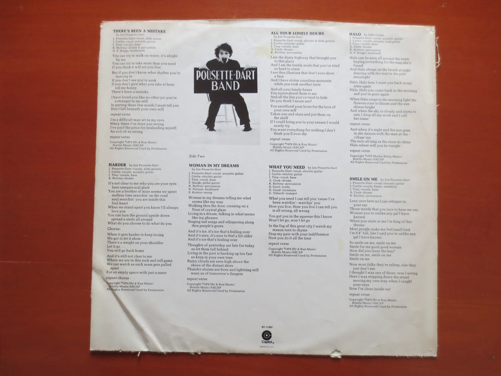 Pousette-Dart Band – Pousette-Dart Band (1976) Vinyl LP