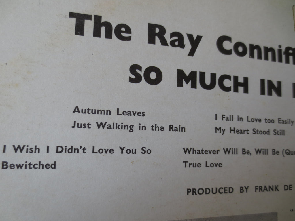 Ray Conniff – So Much in Love (1961) Vinyl LP