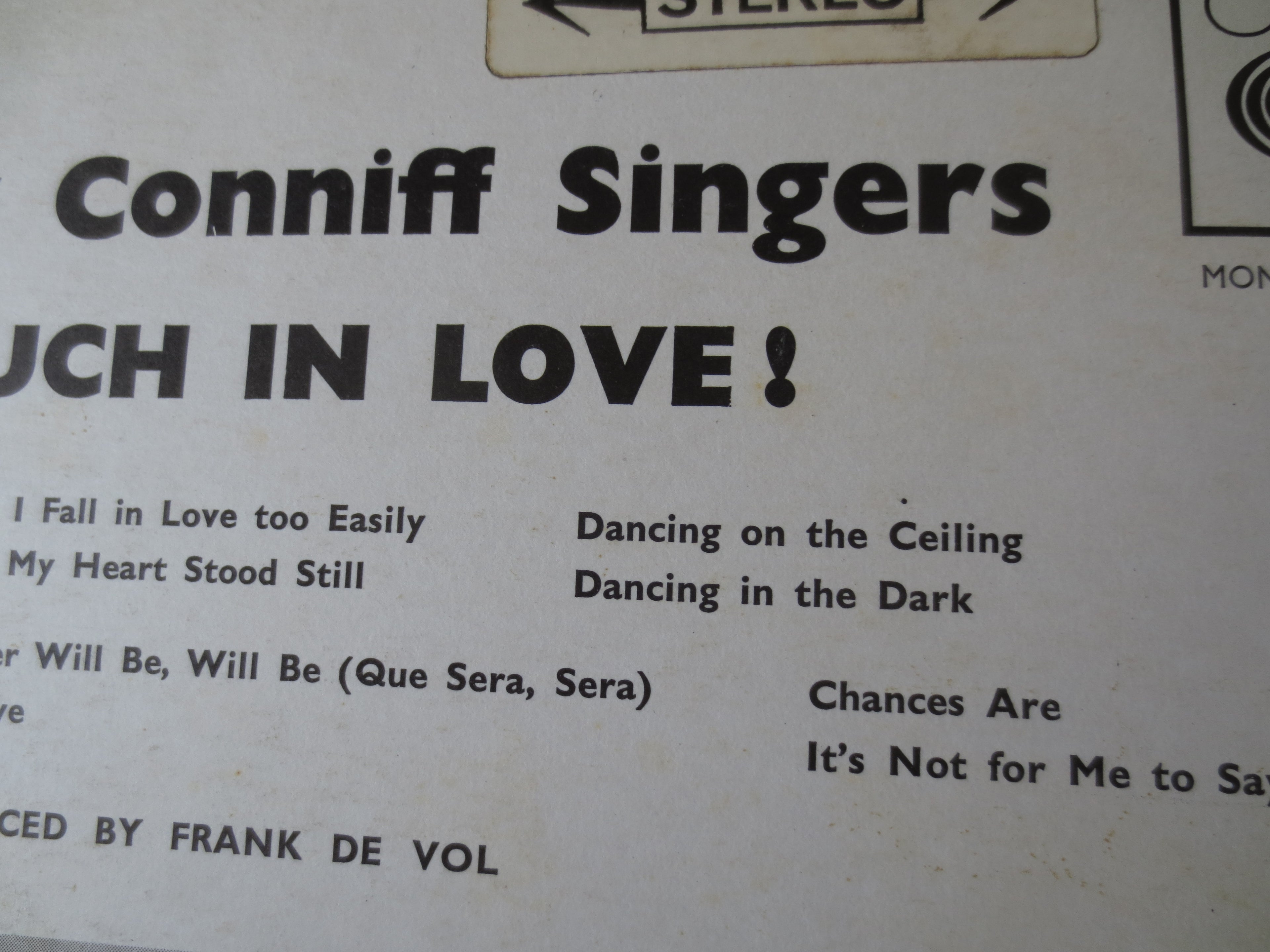 Ray Conniff – So Much in Love (1961) Vinyl LP