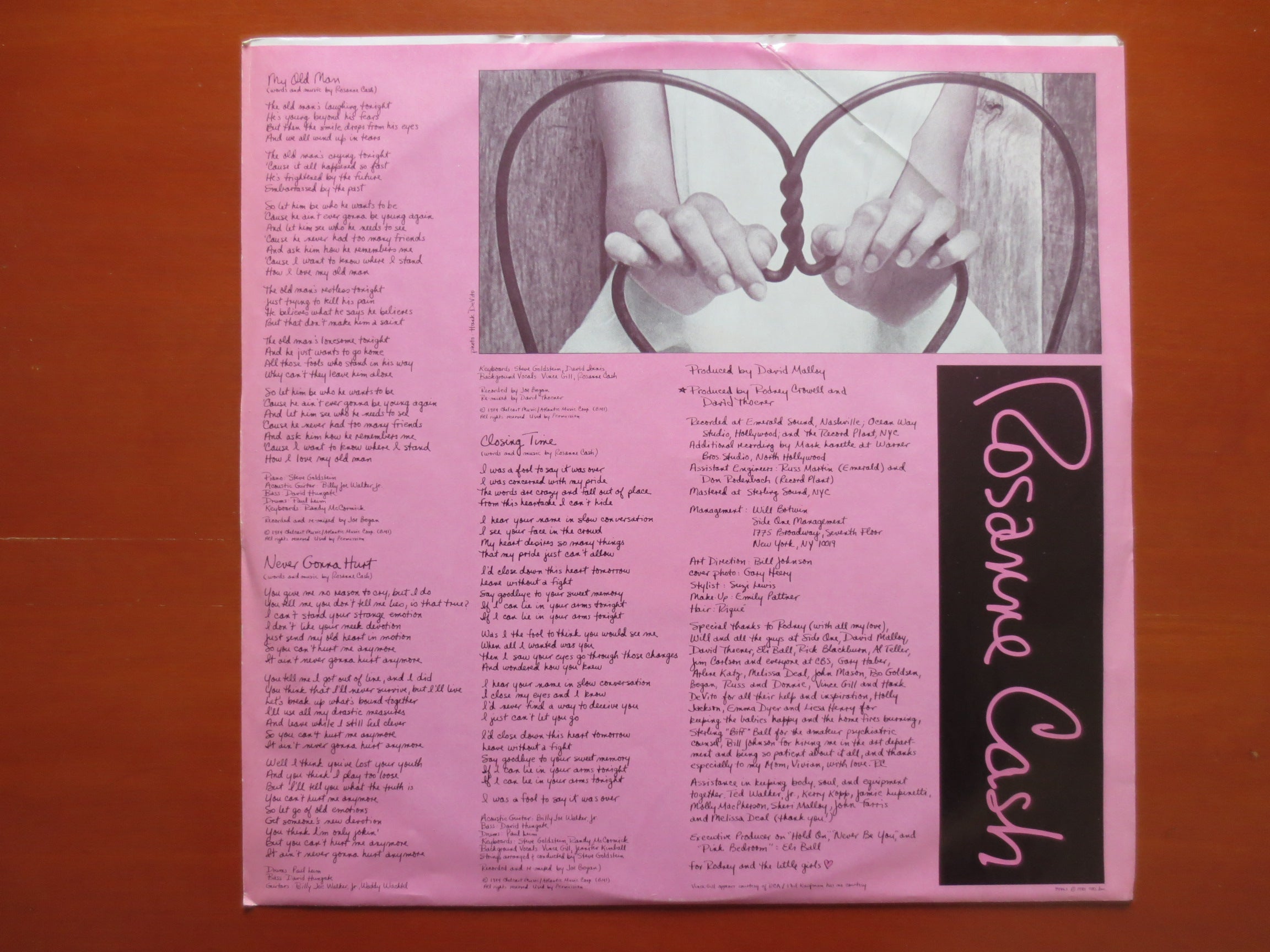 Rosanne Cash – Rosanne Cash (1985) Vinyl LP