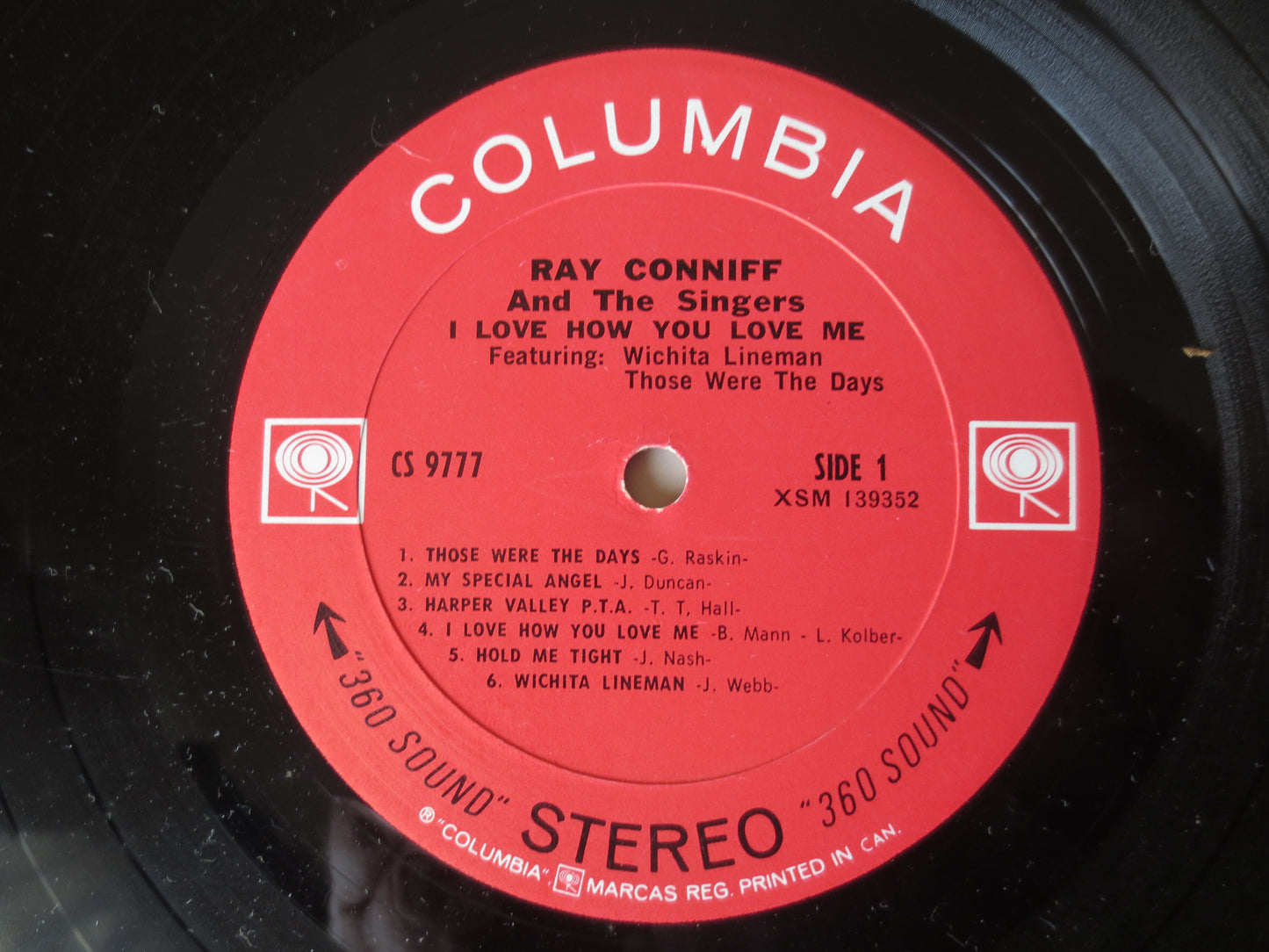 RAY CONNIFF, I LOVE How You Love Me, Ray Conniff Records, Ray Conniff Albums, Ray Conniff Singers, Vinyl Lps, 1968 Records