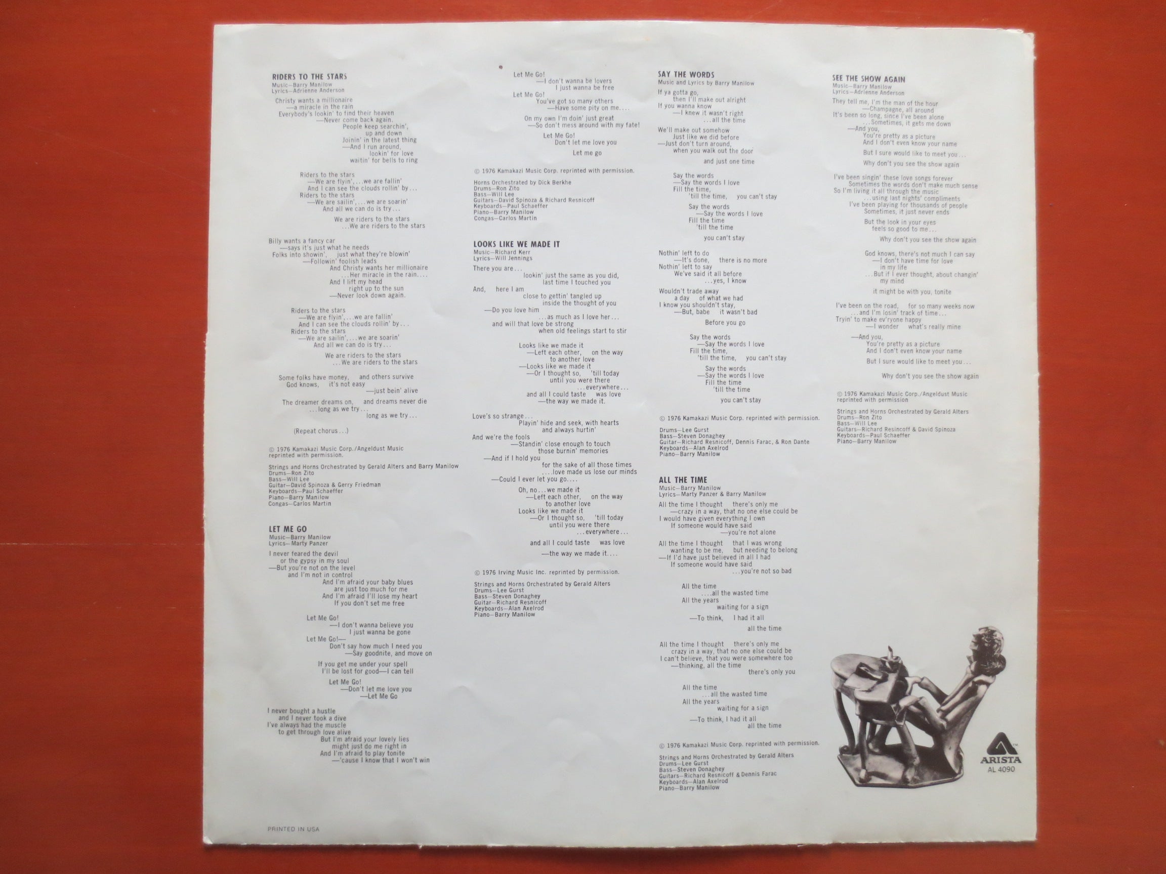 Barry Manilow – This One's for You (1976) Vinyl LP
