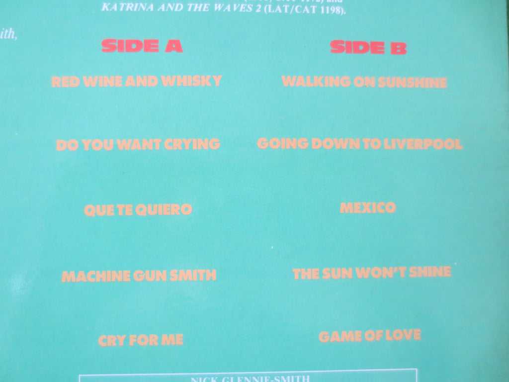 KATRINA and the WAVES, WAVES Album, Katrina Records, Rock Records, Pop Records, Pop Vinyl, Pop Albums, Vinyl, 1985 Records