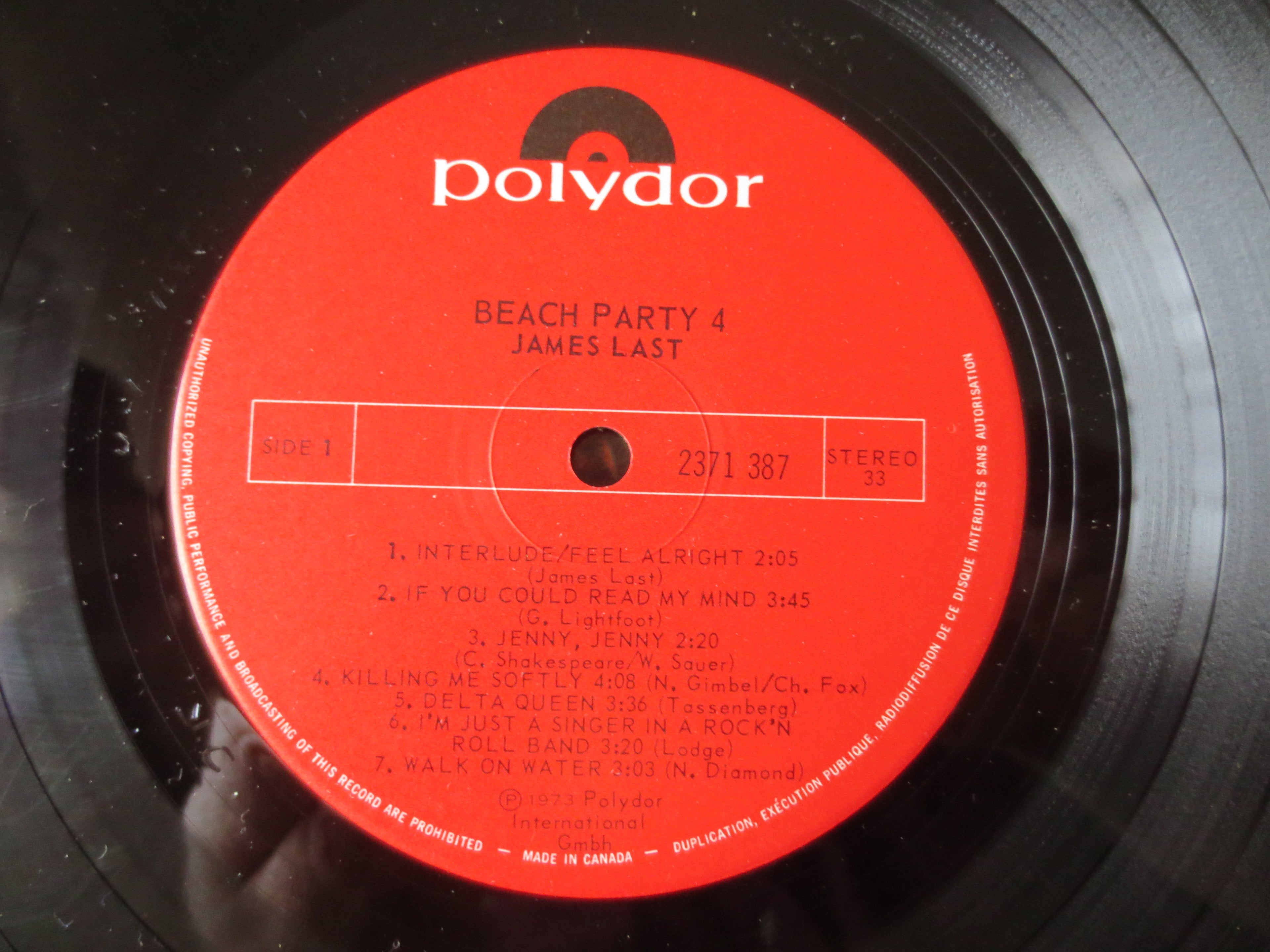 James Last – Beachparty 4 (1973) Vinyl LP