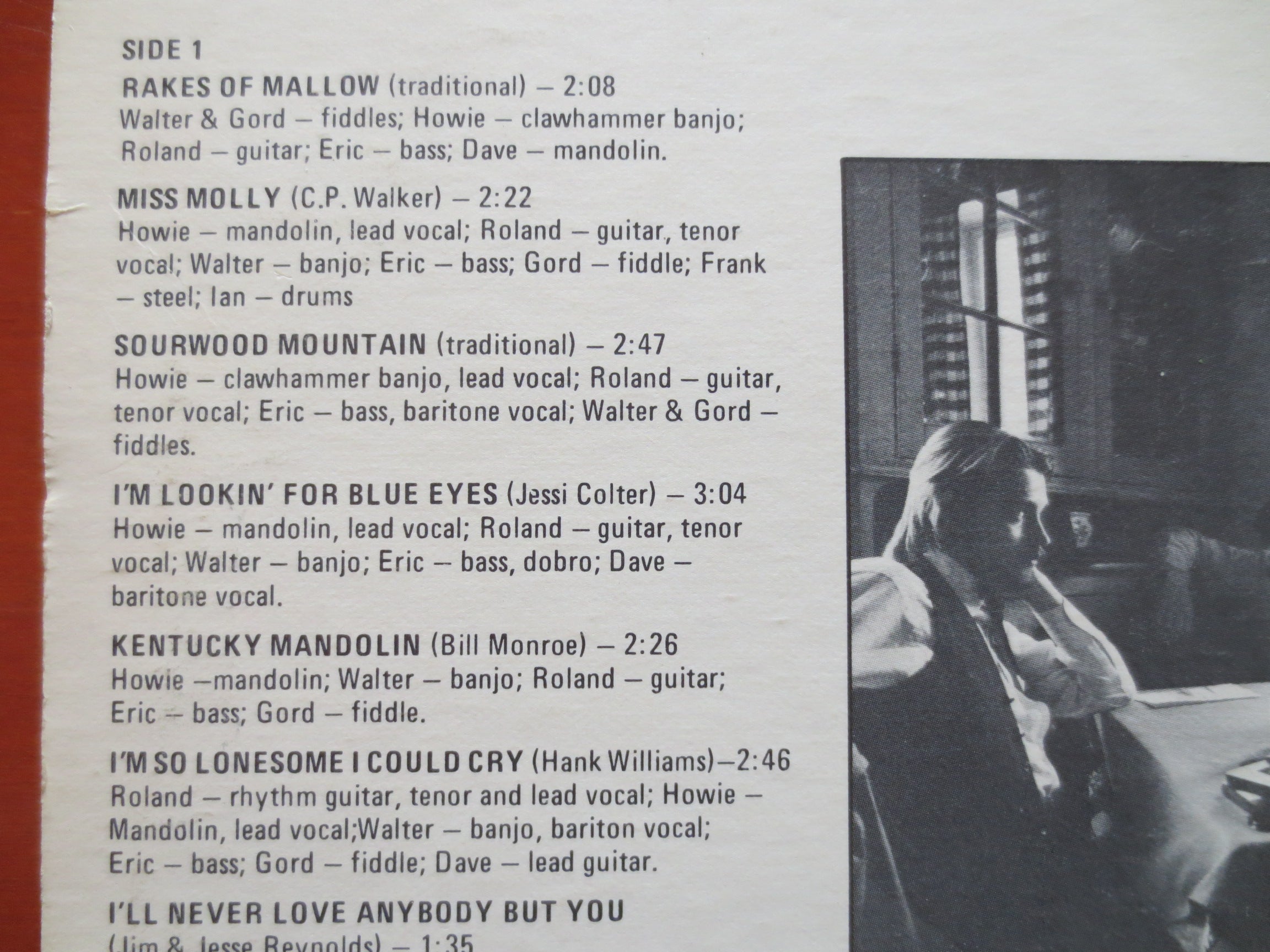 Kent County Pickers – Bluegrass (1978) Vinyl LP