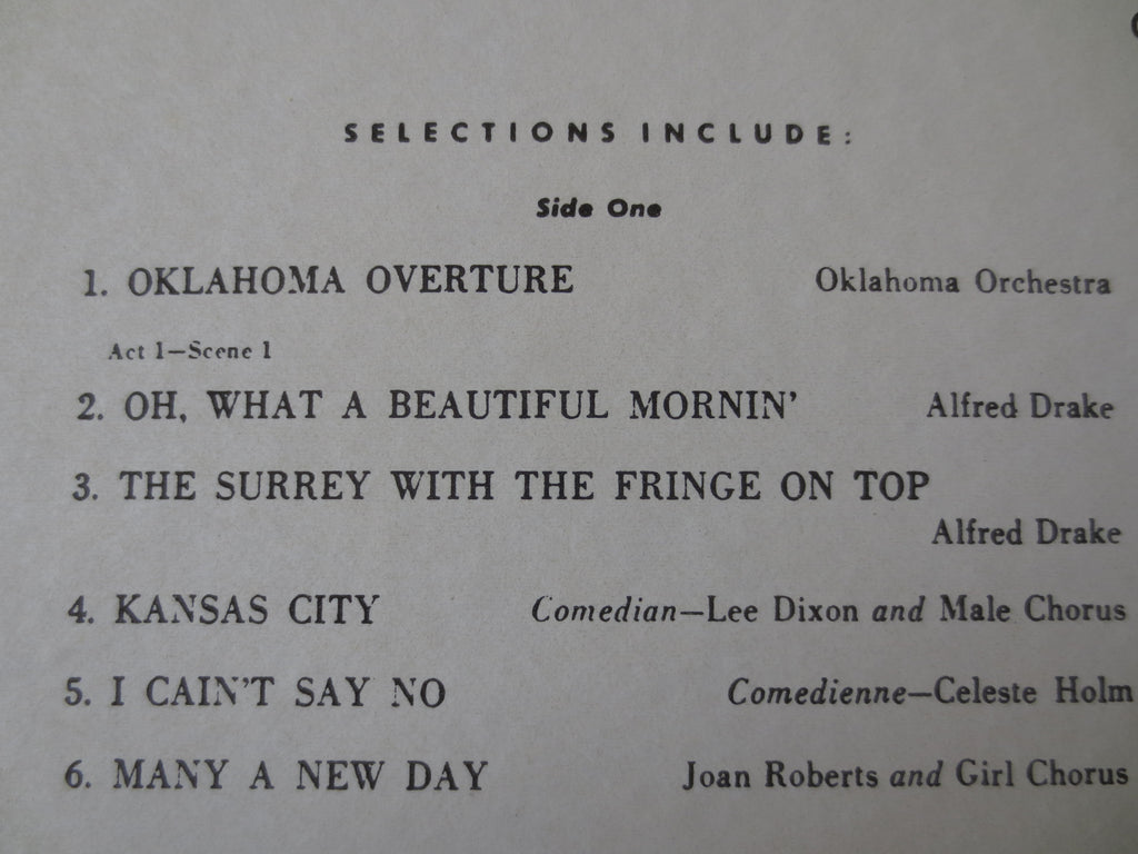Oklahoma – Original Cast Soundtrack (1959) Vinyl LP