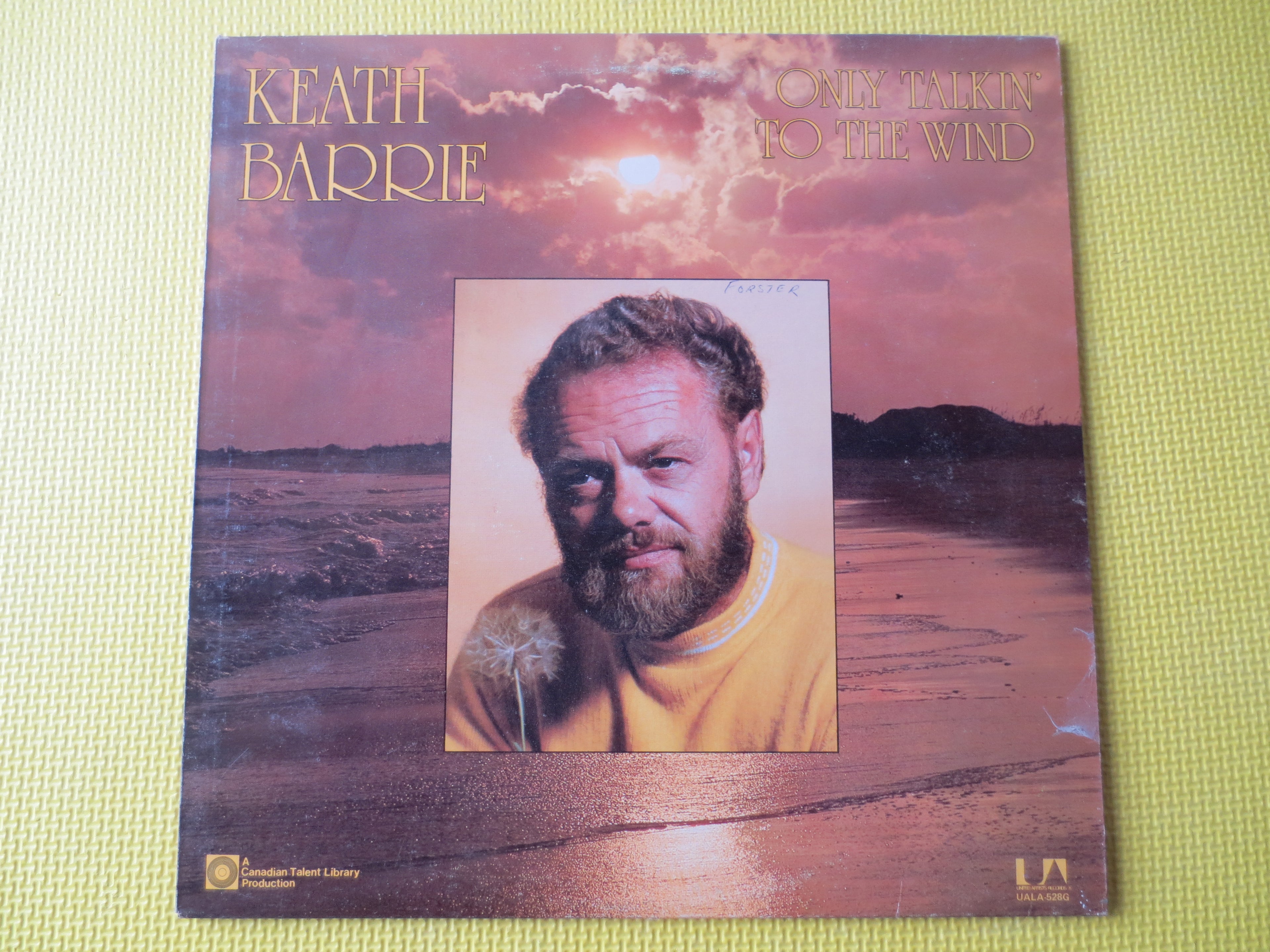 Keath Barrie – Only Talkin' to the Wind (1975) Vinyl LP