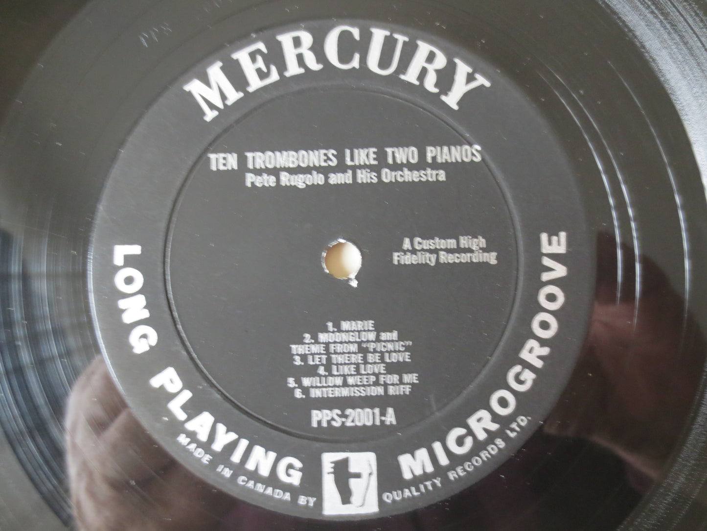 PETE RUGOLO, 10 TROMBONES, 2 Pianos, Jazz Record, Jazz Album, Vinyl Lp, Pete Rugolo Record, Pete Rugolo lps, 1974 Records