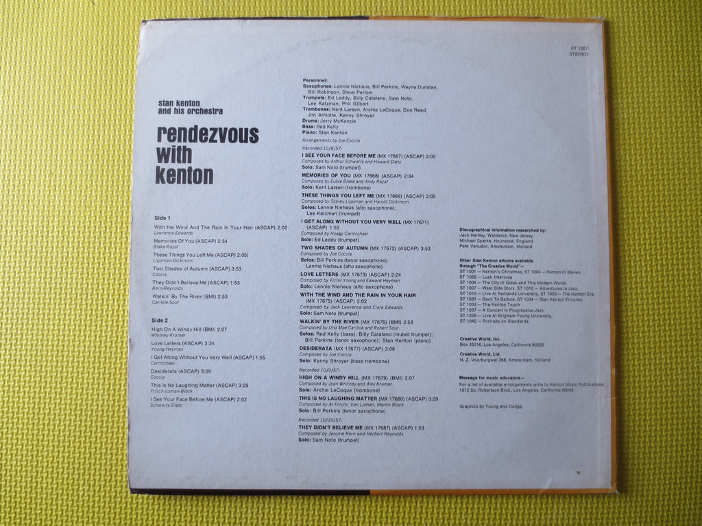 Stan Kenton - The Creative World - Rendezvous With Kenton - 1971 Jazz Vi...