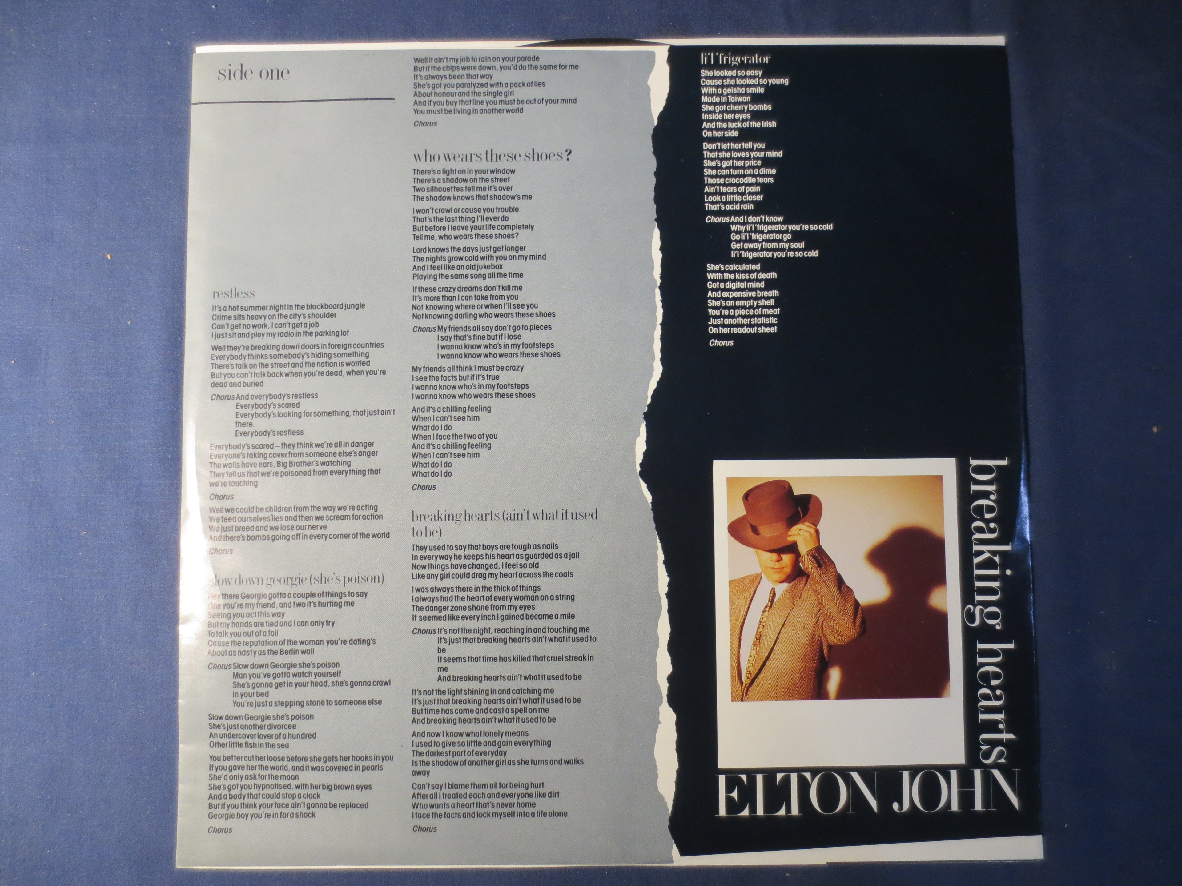 Elton John – Breaking Hearts (1984) Vinyl LP