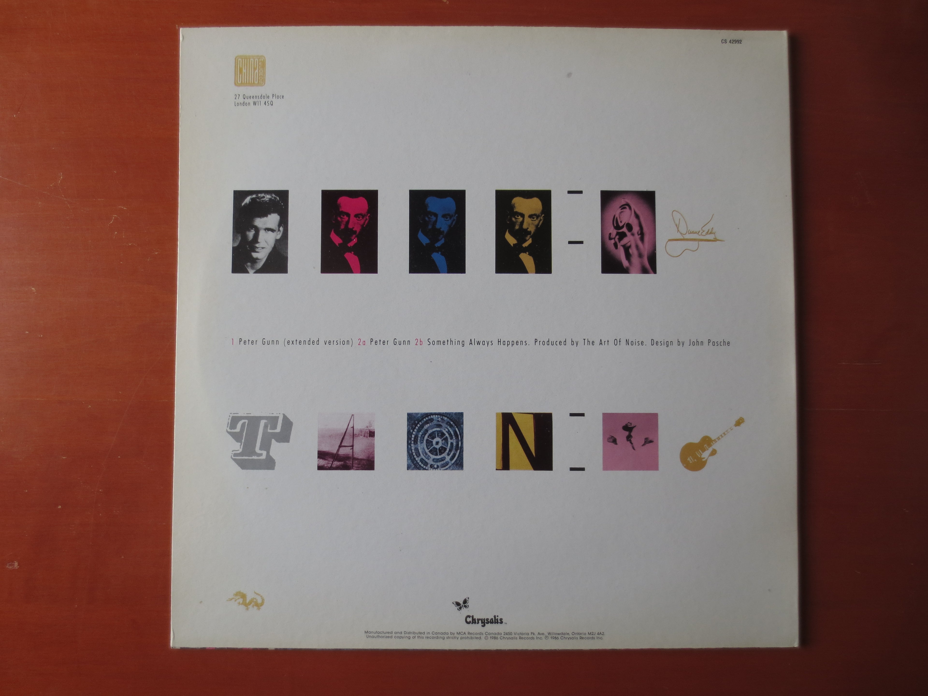 The Art of Noise – Peter Gunn (1986) Vinyl EP