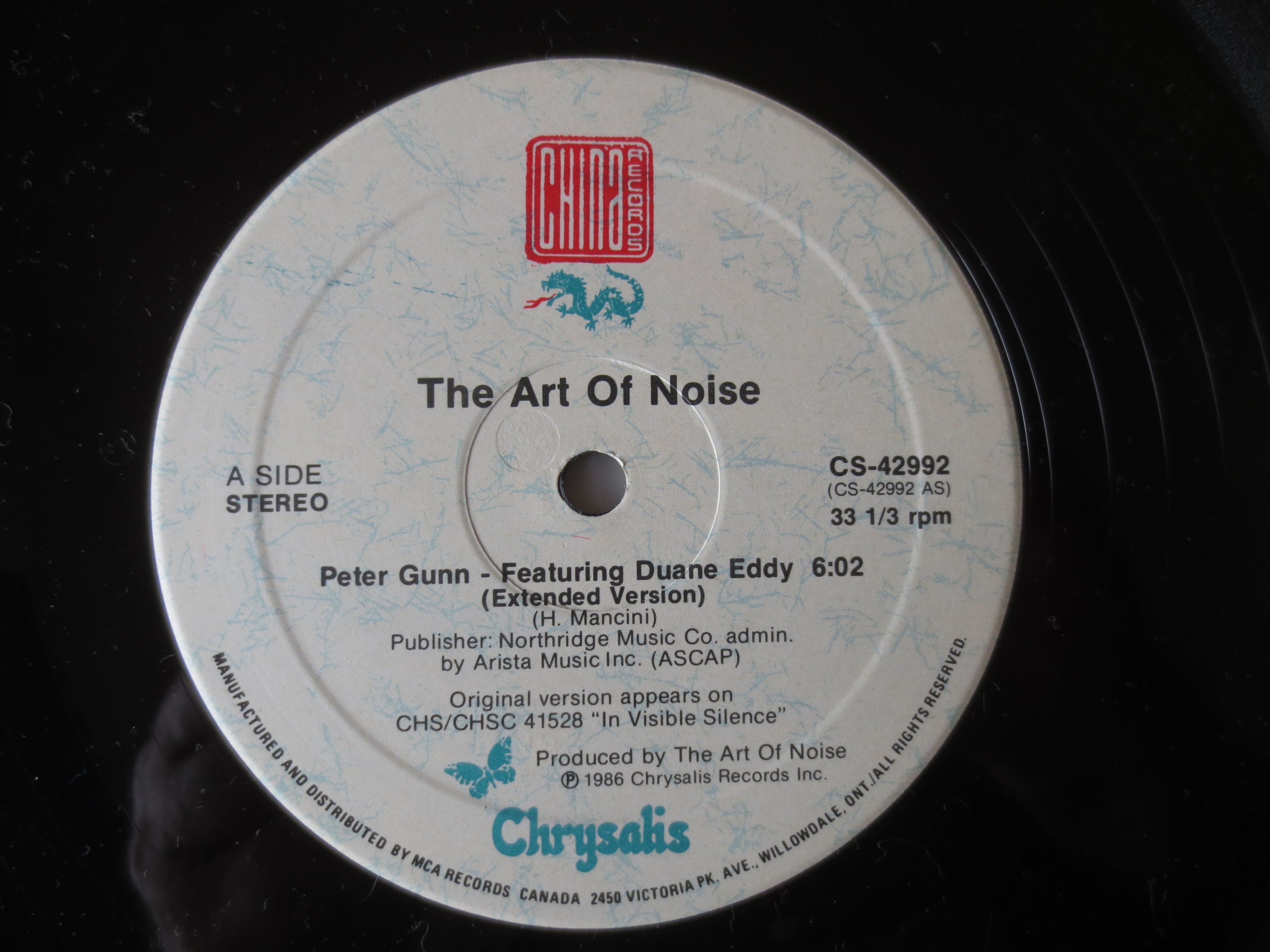 The Art of Noise – Peter Gunn (1986) Vinyl EP