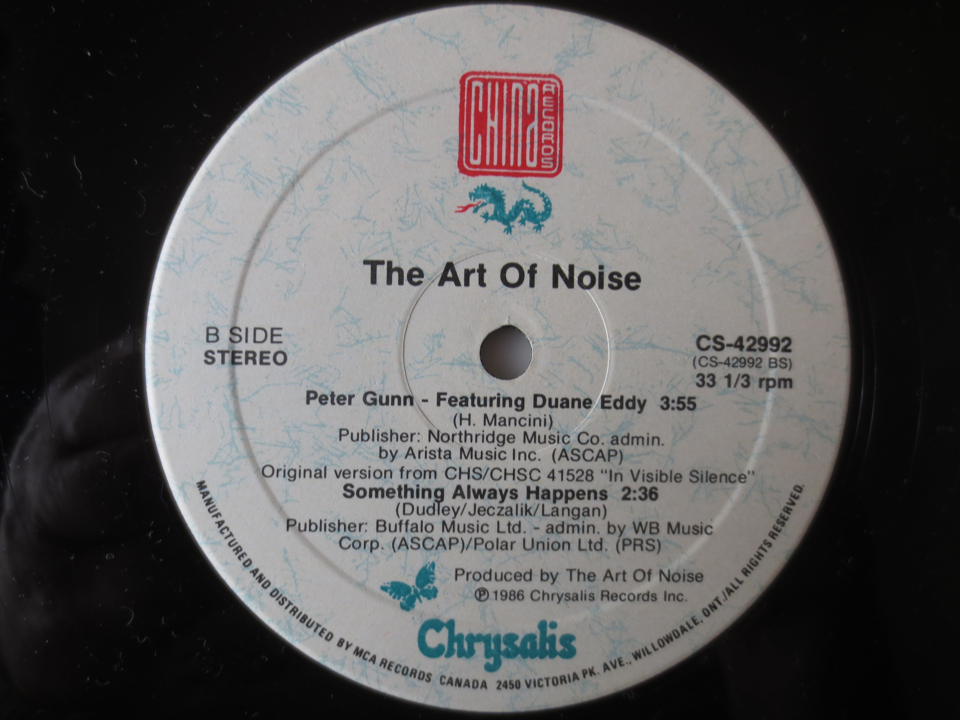 The Art of Noise – Peter Gunn (1986) Vinyl EP