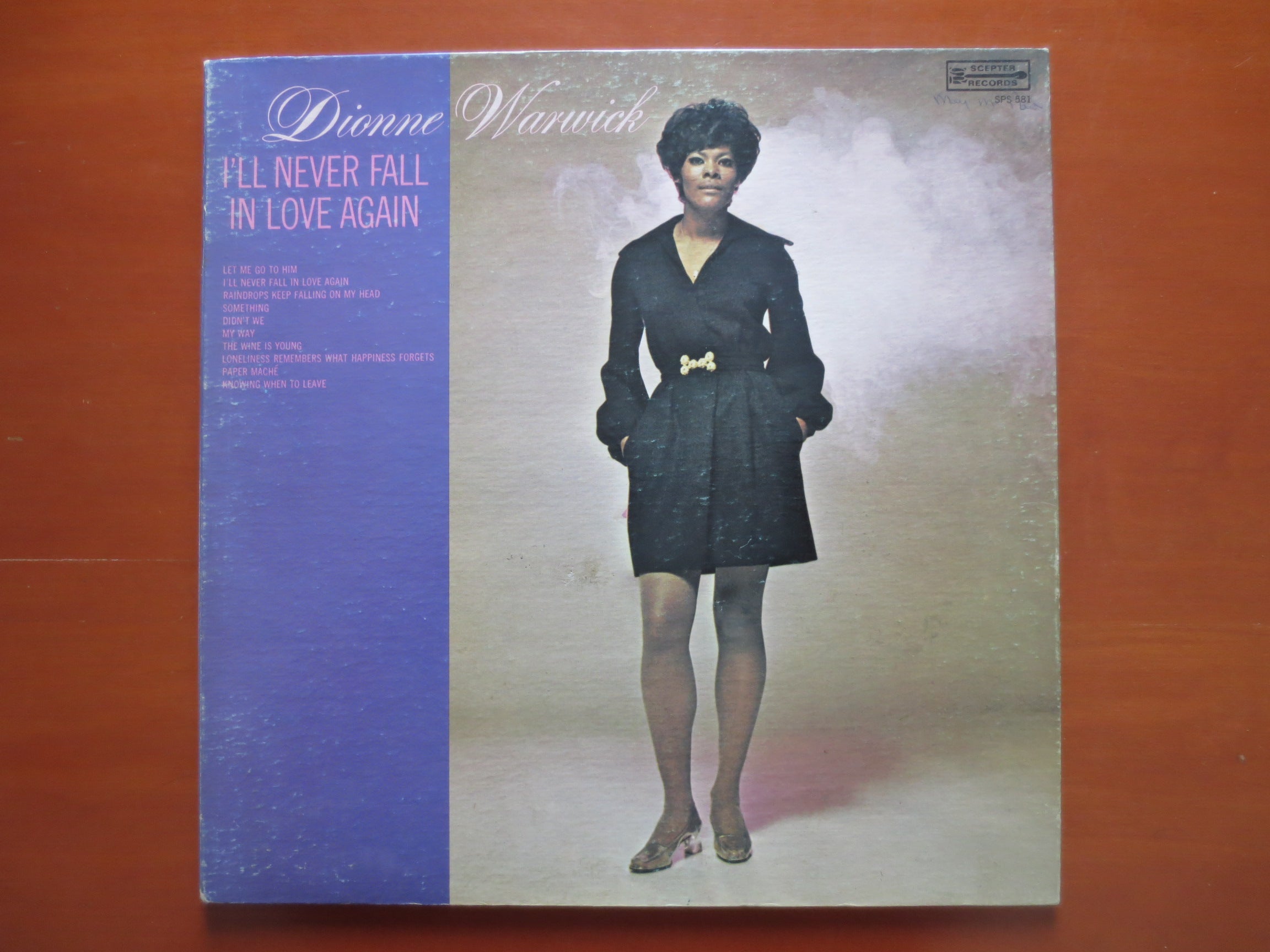 Dionne Warwicke – I'll Never Fall in Love Again (1970) Vinyl LP