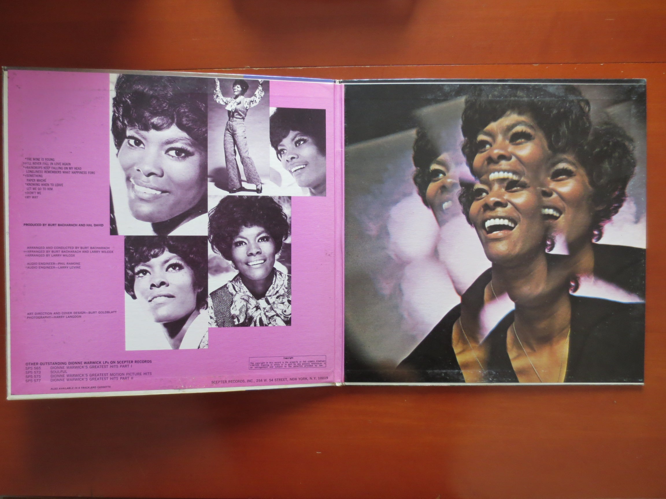 Dionne Warwicke – I'll Never Fall in Love Again (1970) Vinyl LP