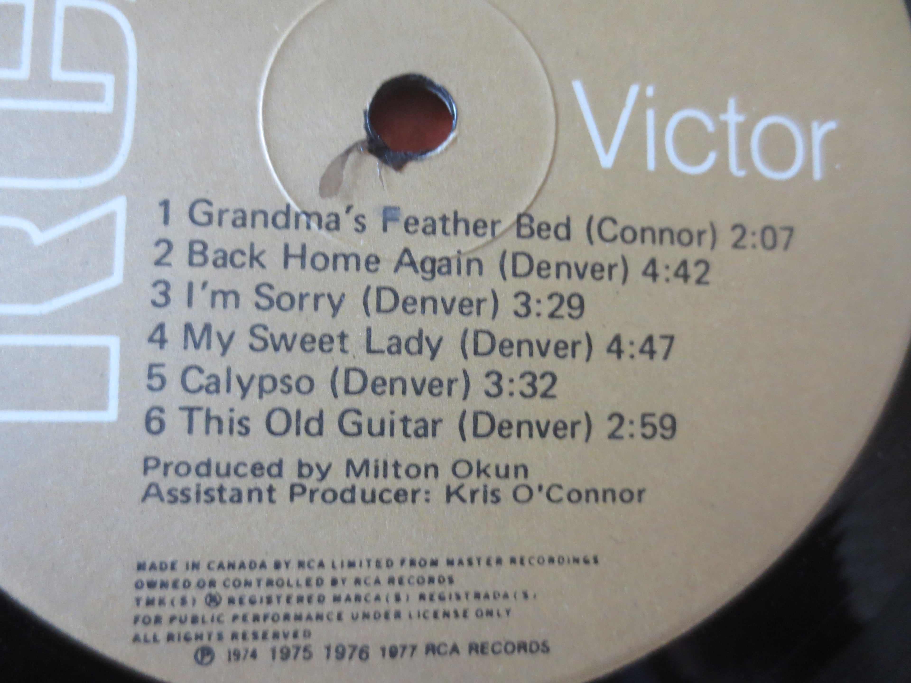 John Denver – Greatest Hits Volume 2 (1977) Vinyl LP