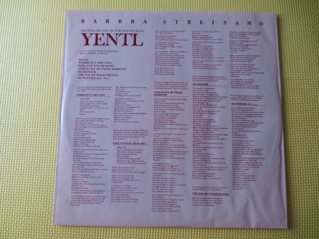 Barbra Streisand – Yentl (1983) Vinyl LP